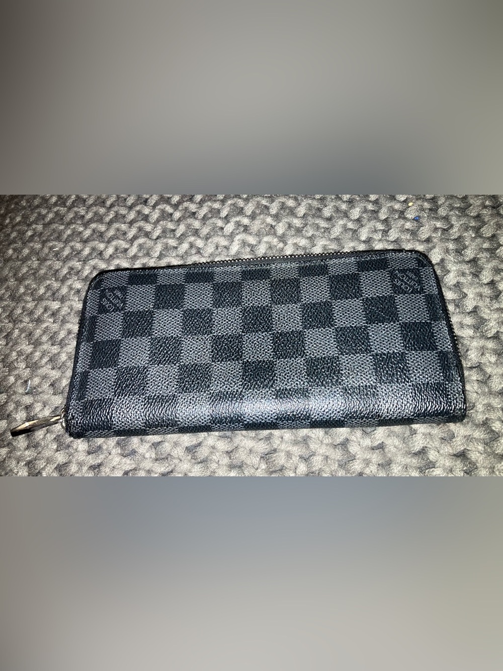 Louis Vuitton Damier Graphite canvas Zippy Organizer wallet
